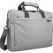 Laptop bag grey poliester 600D Usable dim: 400x40x275mm 15.6&quot;