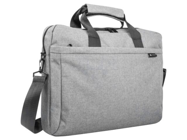 Laptop bag grey poliester 600D Usable dim: 400x40x275mm 15.6&quot;