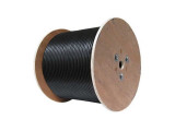 Cablu coaxial RG11 cu sufa, autoportant, fire otel cuprat, ecranat cu folie Al, rola 305m, Well