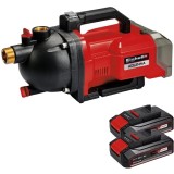 Einhell AQUINNA PXC + Twinpack CB - Pompa de gradina 3000 l/h + Set 2 acumulatori Li-Ion 18 V 2.5 Ah