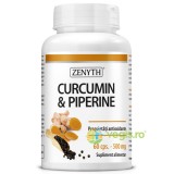 Curcumin &amp; Piperine 500mg 60cps