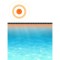 Prelata piscina, negru, 260 x 160 cm, PE