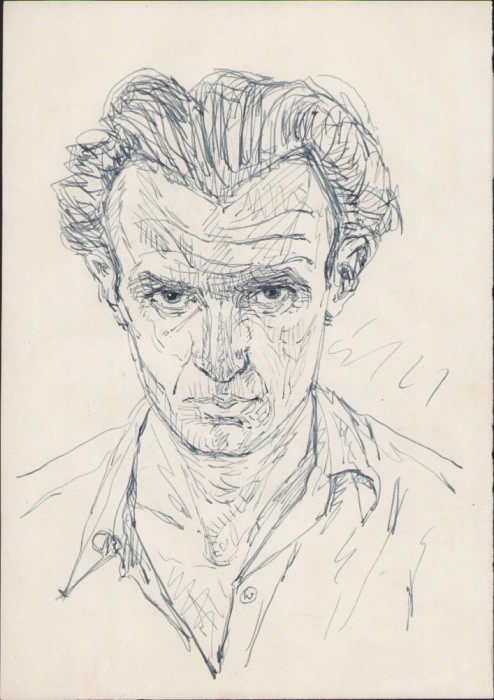 A1708 Schiță de Dimitrie &bdquo;Puiu&rdquo; Eitel, nesemnată