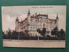 ilustrata tip carte postala , cladirea Ministerulului de Externe ,Editura Librariei SOCEC , STARE EXCEPTIONALA ,Necirculata