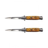 Cumpara ieftin Pachet doua bricege de vanatoare Italian Spirit, otel inoxidabil, 22.5 cm, maro