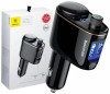 MODULATOR AUTO FM Baseus S-06Black OS, Bluetooth 4.2, 12-24V, frecventa modulator 87.5-108 MHz, format MP3/WAV/FLAC/APE/WMA, raza 5m/10m, negru "CCHC0
