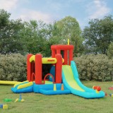 Castel Gonflabil Happy Hop cu Tobogan și Piscină, 330x441x233 cm, Multicolor, Jucarie Gradina, 3-10 Ani