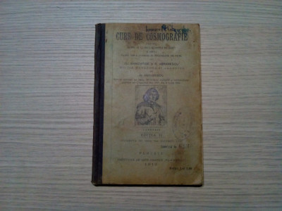 CURS DE COSMOGRAFIE - Clasa VI - N. Abramescu -1913, 158 p.; tiraj: 1000 ex. foto