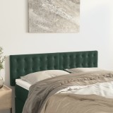 Cumpara ieftin Tăblii de pat, 2 buc., verde &icirc;nchis, 72x5x78/88 cm, catifea