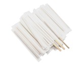 Cumpara ieftin Set 250buc, Palete pentru cafea, din lemn rezistent, ambalate individual, 11cm - 90038853
