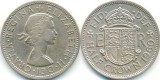 Anglia 1960 - &frac12; crown, circulata