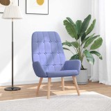VidaXL Scaun de relaxare, jeans albastru, material textil