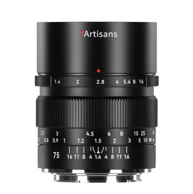 ​Obiectiv Manual 7Artisans 75mm F1.4 Full Frame foto