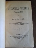 Literatura Populara Romana- Gaster 1883