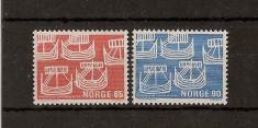 1969 Danemark 475-476 conditie perfecta 4 Lei foto
