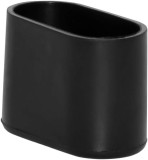Set de 8 protectii pentru picioarele mobilierului Flyshop, PVC, negru, 4 x 2 x 3 cm