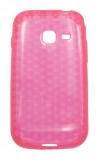 Husa silicon roz (tip fagure) pentru Samsung Galaxy Ace Duos S6802