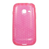 Husa silicon roz (tip fagure) pentru Samsung Galaxy Ace Duos S6802