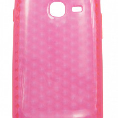 Husa silicon roz (tip fagure) pentru Samsung Galaxy Ace Duos S6802