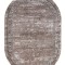 Covor Oval Model Mira 24001-121, Marime 60 x 110 cm, Maro, Bej, Inaltime Fir 6 mm, Antialergic, Polipropilena, Living, Dormitor, Sufragerie, Birou