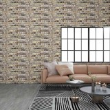 VidaXL Panouri de perete 3D, model cărămidă, multicolor, 10 buc., EPS