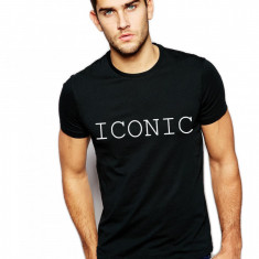 Tricou negru barbati - ICONIC - S
