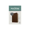 NLT Compact Bible, Filament Enabled Edition (Red Letter, Leatherlike, Rustic Brown)