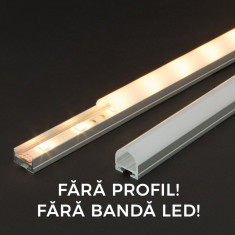 Ecran opal pt. profil LED, 1m foto