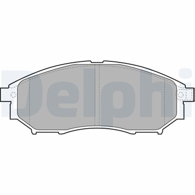 DELPHI LP2030 set placute frana,frana disc foto