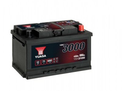 Baterie Yuasa 12V 71AH/680A YBX3000 SMF (R+ Standard) 278x175x175 B13 (pornire) foto
