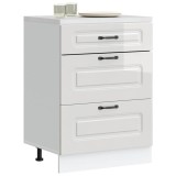 vidaXL Dulap de bucătărie &bdquo;Kalmar&rdquo;, alb lucios, lemn stratificat 854281