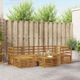 vidaXL Seturi de canapele natural Lemn Solid de Acacia 3375109