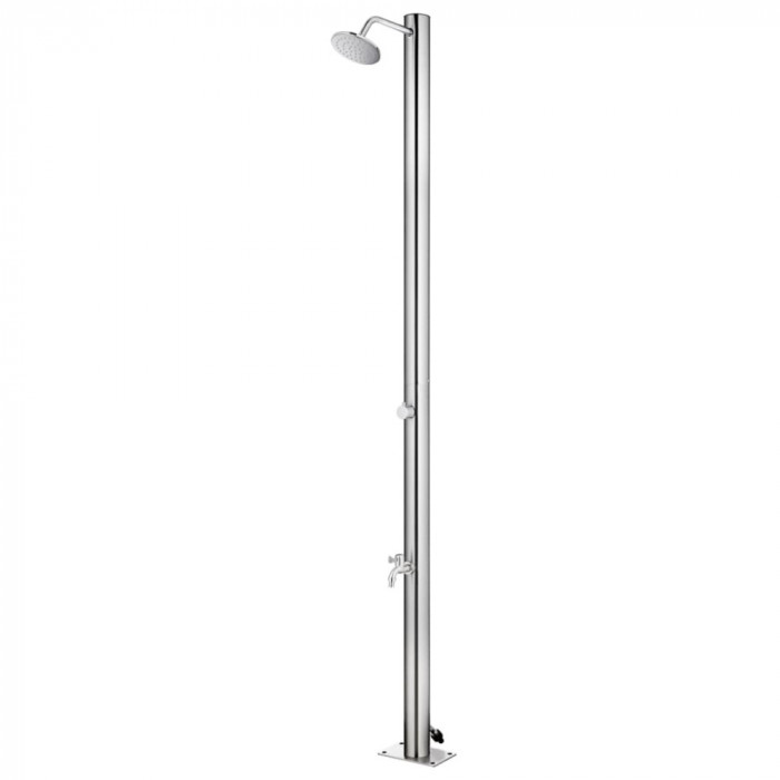 vidaXL Duș pentru grădină, 215 cm, oțel inoxidabil 315940
