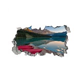 Autocolant decorativ, Gaura in perete, Natura si peisaje, Multicolor, 85 cm, 2046ST-3