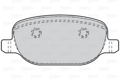 VALEO 302112 FIRST set placute frana,frana disc foto