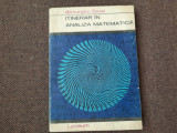 Itinerar in analiza matematica - Autor : Gheorghe Gussi RF2/1