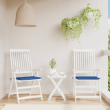 VidaXL Perne scaune grădină 2 buc. albastru 40x40x3 cm țesătură Oxford