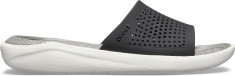 Papuci Crocs LiteRide Slide Negru - Black/Smoke foto