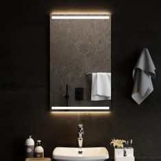 vidaXL Oglindă de baie cu LED, 50x80 cm