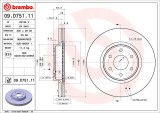 BREMBO 09.D751.11 PRIME LINE - UV Coated Disc frana