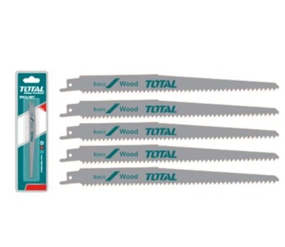 TOTAL - SET LAME FIERASTRAU SABIE PENTRU LEMN 225MM 6TPI - 5 BUC PowerTool TopQuality foto