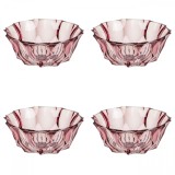 Set boluri, 4 piese, 290 ml, Plastic, Mov
