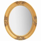 Cumpara ieftin Oglinda de perete in stil baroc, auriu, 50 x 60 cm
