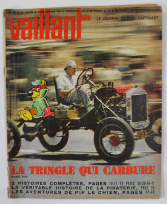 VAILLANT , REVISTA PENTRU COPII IN LIMBA FRANCEZA , no. 965 , 1963 , BENZI DESENATE * foto