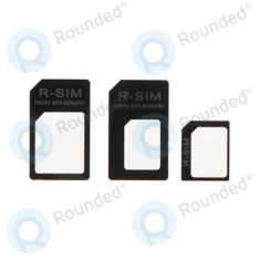 Adaptor nano sim alb pentru iPhone 5