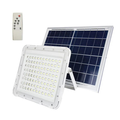 Proiector LED cu panou solar ZS56006, telecomanda, 240W foto