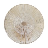 Aplica de perete Pilika, metal/sticla, chihlimbar, 28 x 28 x 15,3 cm