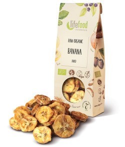 Banane uscate raw bio 100g Lifefood foto