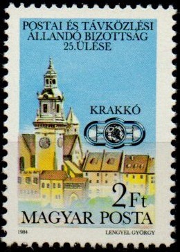 UNGARIA 1984, Arhitectura, serie neuzata, MNH