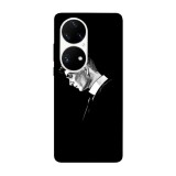 Husa compatibila cu Huawei P50 Pro model Thomas Shelby, Silicon, TPU, Viceversa, Transparent, Carcasa